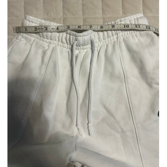 Nike Sweat Shorts Men's Size XS  White 6-inch Athletic Active Workout Drawstring - Picture 5 of 5